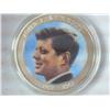 John F. Kennedy Colorized 1/2 Ounce Silver Token