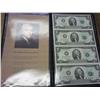 Uncut Sheet Of 4-2003 Two Dollar FRN's