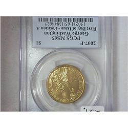 2007-P Washington Dollar PCGS MS65