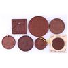 Image 1 : German Brown Porcelain Medals (8) [143341]