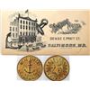Image 1 : Anchor Hotel Token & Business Card [145106]