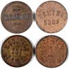 Image 1 : Diamondfield, Nevada, W.D. Deming Token Pair [134219]