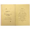 Image 1 : Original Program for 1901 Banquet held at the Hotel Green [138227]