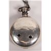 Image 2 : English Sterling Pair Cased Verge Pocket Watch [150451]