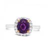 Image 1 : 18K Purple Sapphire Ring 1.88 ct