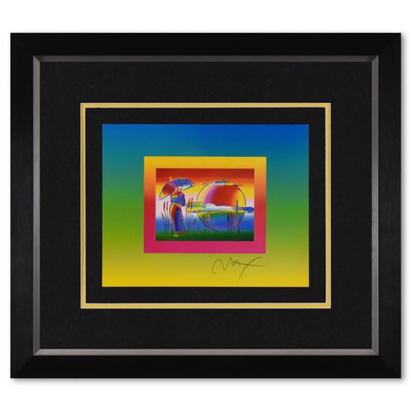 Rainbow Umbrella Man on Blends by Peter Max
