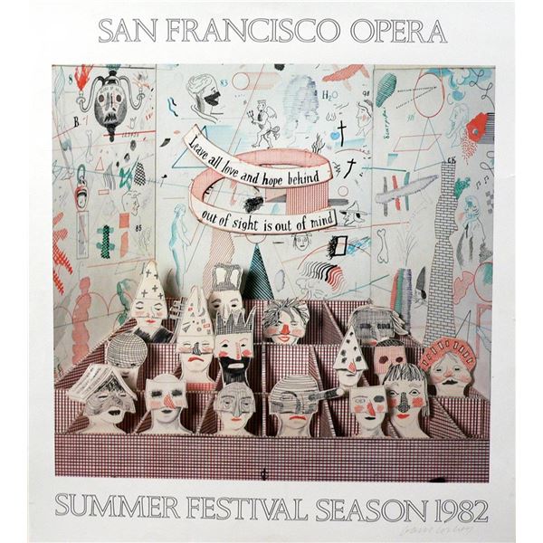 San Francisco Opera Summer Season by David Hockney
