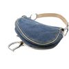 Image 3 : Dior Blue Denim Saddle Bag