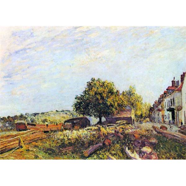 Alfred Sisley - Saint-Mamms Morning