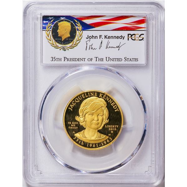2015-W $10 Jacqueline Kennedy Gold Coin PCGS PR69DCAM First Strike