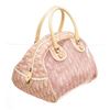 Image 2 : Dior Pink Vinyl White Canvas Diorissimo Girly Rain Bowler Handbag