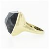 Image 6 : 18k Gold IPPOLITA Rock Candy Unique Faceted Blue Gray Stone Solitaire Ring