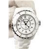 Image 4 : Chanel White Ceramic W/Extra Links Watch