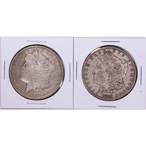 1889-1890 Morgan Silver Dollar Coin Collector's Set