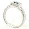 Image 6 : New Platinum Sapphire and Diamond Engagement Ring