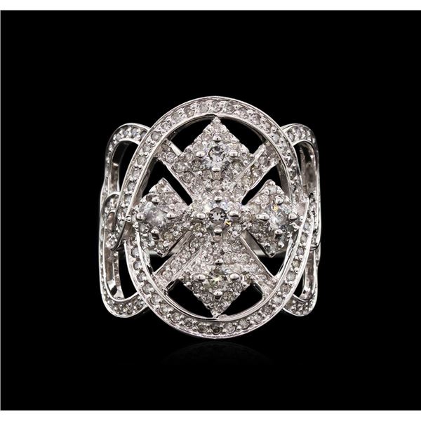 1.31 ctw Diamond Ring - 14KT White Gold