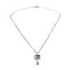 Image 1 : Gucci Silver-tone GG Key Necklace