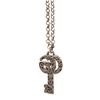 Image 3 : Gucci Silver-tone GG Key Necklace