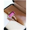 Image 3 : 10K gold ring, size 6, pink stone