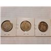 Image 2 : Three 1970 Canada 50 cent pieces