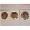 Image 2 : 1970 Manitoba silver dollar plus two 1974 Manitoba dollars