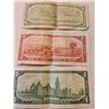 Image 2 : 1954 one and two dollar bills plus 1967 centennial bill - no serial No.