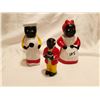 Image 1 : Black Americana salt and pepper shakers