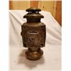 Image 5 : E and J oil lamp, antique brass, wall mounted