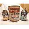Image 1 : Lily White, Crown, Rogers tin cans