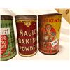 Image 3 : Four different baking powder tin cans