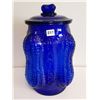 Image 1 : Cobalt blue Planter's peanut jar - 14" Tall