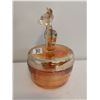 Image 2 : Orange Deer candy dish - 3 1/2"x6"H