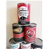Image 3 : 6 Different reproduction oil tins - 4" tall