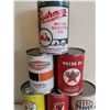Image 3 : 6 Different reproduction oil tins - 4" tall