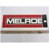 Image 1 : Vintage Melroe Sign Metal Double Sided
