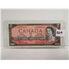 Image 1 : 1954 Canadian 2 dollar replacement bill, BB prefix