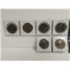 Image 4 : 6 assorted 1 dollar coins - 1969-86