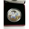 Image 2 : 2013 Canadian 20 dollar fine silver mint coin, Blue flag Iris flower - with swarovski crystals