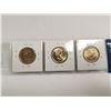 Image 2 : Set of 3, UNC 2022 Oscar Peterson 1 dollar loonies