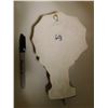 Image 2 : BLACK AMERICANA CHALKWARE WALL HANGING WITH OVEN MITT HOOK