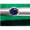 Image 1 : SIZE 7.25 EMERALD/SAPPHIRE? 925 STERLING RING