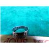 Image 2 : LOVE LIFE BE BRAVE LA925 STERLING RING SIZE 7.75 TO 8