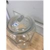 Image 3 : Large 5 cent - Peanut jar, thick glass and lid