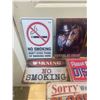 Image 2 : 6 Reproduction Tin signs - 12"x8"