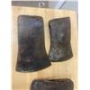 Image 3 : 3 Axe heads - Hand forged - 4"-4 1/4" & 5" blades