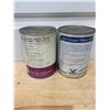 Image 4 : 2 oil tins - lion and valvoline