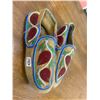 Image 2 : Mocassins heavily beaded, measures - 9" toe to heel