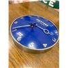 Image 8 : Prestone Anti-freeze, original metal clock - 1930s or 1940s - Key wind - 10" Across, works - needs c
