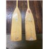 Image 2 : Pair of wooden oars - 59" Long - Upper Canada paddle comp.