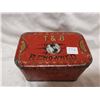 Image 2 : T&B renowned tobacco tin can, large